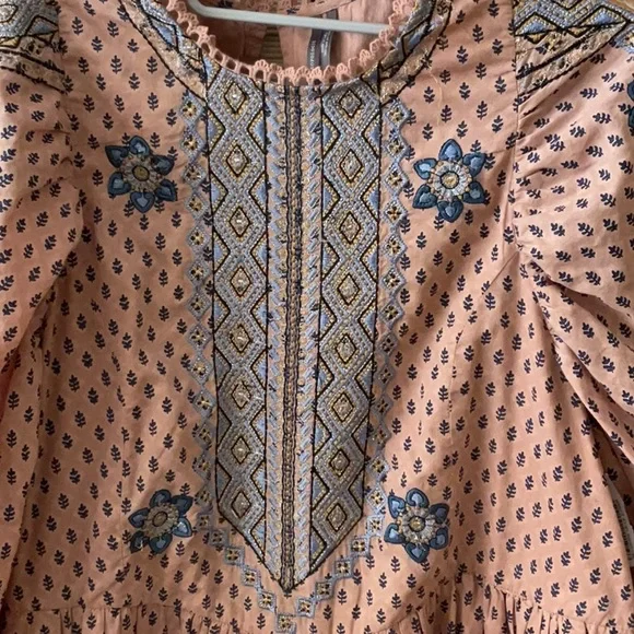 By Anthropologie Embroidered Tunic Mini Dress - Picture 9 of 16